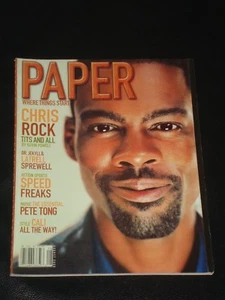 PAPER magazine 2000, Chris Rock, Pete Tong, Latrell Sprewell, Speed Freaks, RARE - Picture 1 of 1