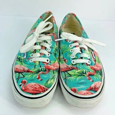 VANS Authentic Flamingo Multicolor Shoe Mens 7 Womens 8.5 Flamazing!! - Изображение 1 из 4