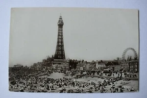 Postcard Blackpool Promenade & Sands Lancashire Posted 1922 Boots - Picture 1 of 4