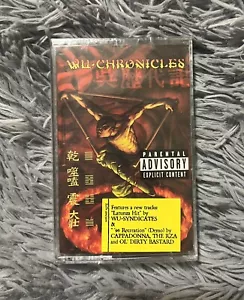 WU-Tang CLAN WU CHRONICLES CASSETTE 1999 ORIG RELEASE FACTORY SEALED W/HYPE - Picture 1 of 3