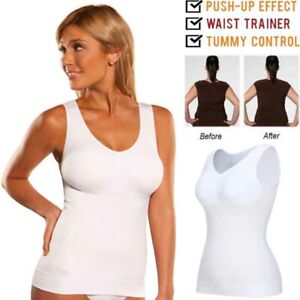 Women Camisole with Built-in Bra Adjustable Spaghetti Strap Padded Vest Tank Top
