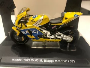 Moto Honda RC211V #3 M.Biaggi Moto GP 2003 - IXO MODELS 1:24 (2) - Picture 1 of 1