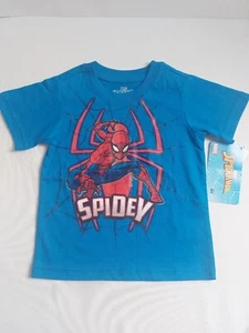 Marvel Spiderman Kleinkind Jungen blau T-Shirt Größe 2T - Bild 1 von 5