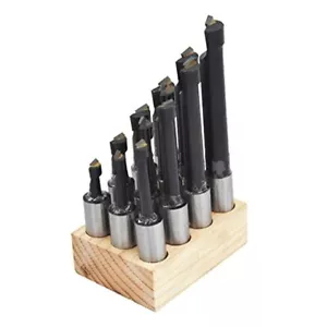 1/2 ZOLL HARTMETALLSPITZE BOHRSTANGEN-SET - DREHWERKZEUG C6 - 9-TEILIGES SET - Bild 1 von 8