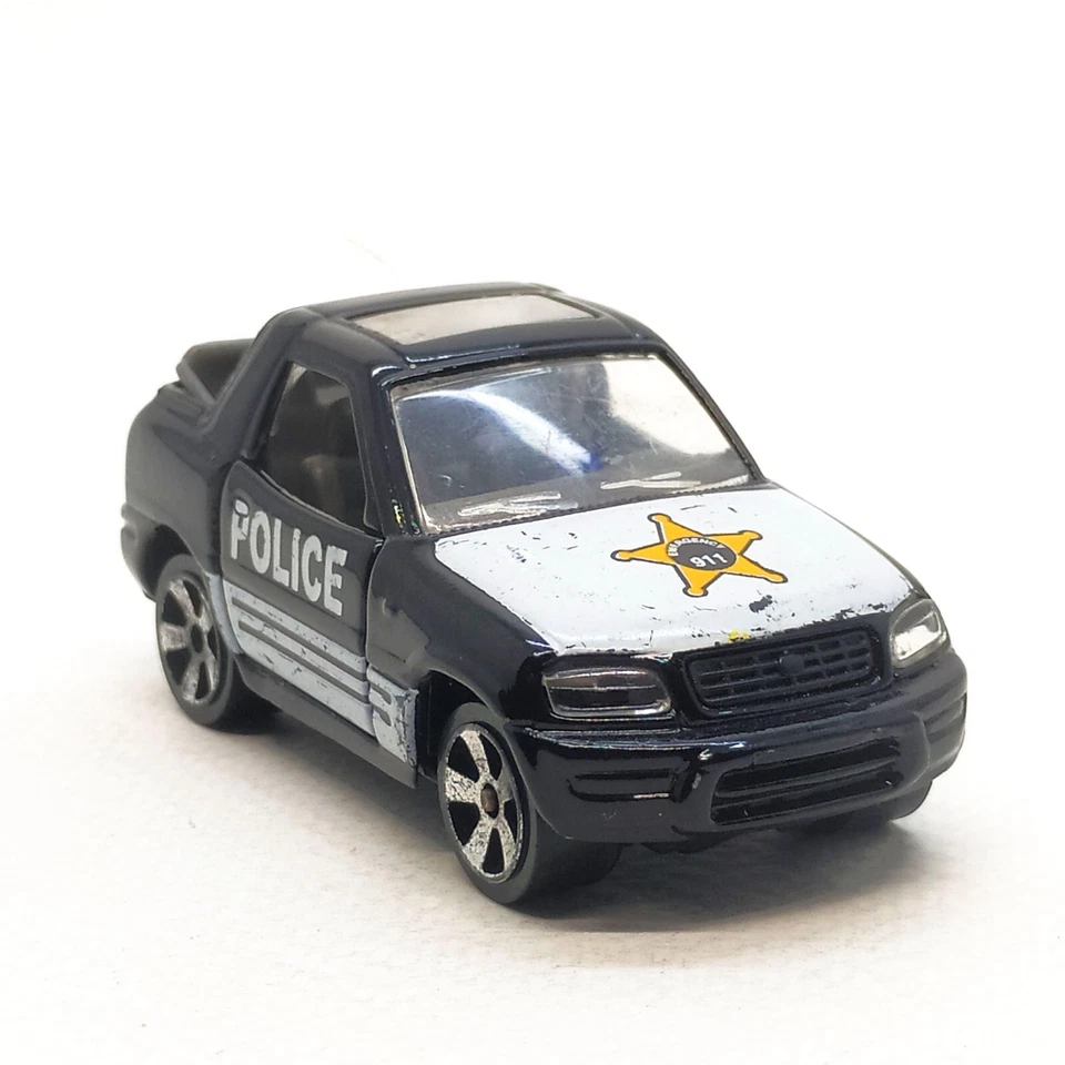 Majorette Toyota Rav 4 Police Blanco/Negro - Rueda 5FS 1:50 (3") Usado 001 Foto 1 de 4