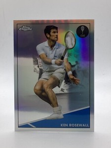 TOPPS TENNIS CHROME 2021 KEN ROSEWALL REFRACTOR