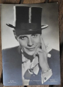30166 Ross Foto Retrato Ak Johannes Heesters Con Sombrero Alrededor 1939G 143 - Imagen 1 de 2