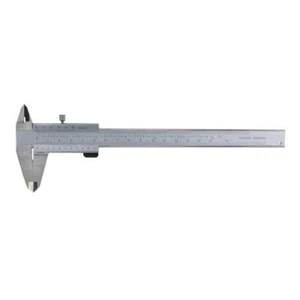 Máquina DRO Calibradora Vernier Estándar ME-CAL-VE-150 150 mm 6 pulgadas Acero Inoxidable - Imagen 1 de 6