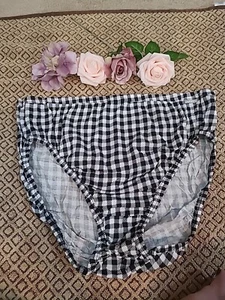 JOCKEY ELANCE BREATHE COMFORT FRENCH CUT BLACK/WHITE PANTY nwot 10/3XL - Picture 1 of 6