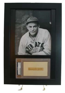 Framed Display for a PSA/DNA 3x5 Autograph w/ 8x10 Vertical Photo Opening (New-B - Picture 1 of 5