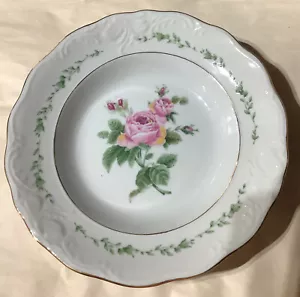 Victorian Rose Pattern Gibson 8 Soup Bowl Coupes Romantic  wedding tea - Picture 1 of 3