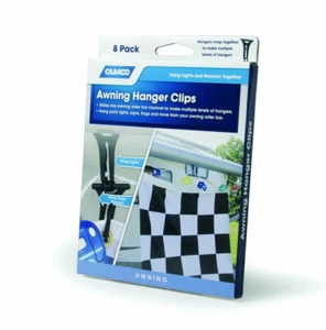 Clip para colgador de toldo Camco 42720 - paquete de 8 - Imagen 1 de 5