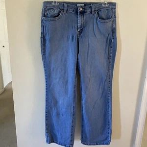TINT Women's Size 16 Straight Leg Stretch Jeans 5-Pocket Medium Wash Mid Rise - Picture 1 of 8