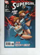 SUPERGIRL # 8 (DC 2006) SUPERGIRL VS POWER GIRL -VF+