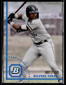 2022 Bowman Heritage #BHPC-109 Wilfred Veras Chrome Refractor /199 SP - Picture 1 of 2