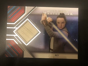 2023 Topps Star Wars Masterwork Rey Jacket Sourced Fabric Relic CR-R - Picture 1 of 2