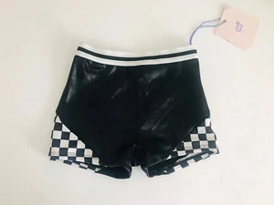 More Than Magic Girls Shorts Pull-On Black/White Checkers Size XS 4/5 NWT - Picture 1 of 3