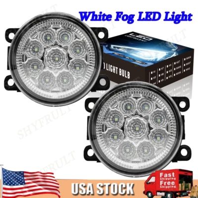 PAIR LED Front Bumper Fog Light Driving Lamp Fit Porsche Cayenne 2005-2006 08-18 - Imagem 1 de 4