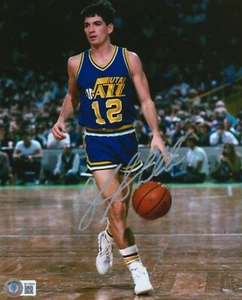 John Stockton Signed BAS COA 8X10 Photo Auto Autograph Autographed Beckett - Picture 1 of 5
