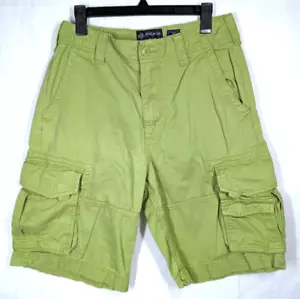 Bermuda American Rag Cargo Shorts Uomo Taglia 30 Verde Mela 100% Cotone Gorpcore - Foto 1 di 6