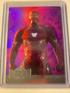 2018 Upper Deck Avengers Infinity War Iron Man Precious Metal Gems Purple #PMG1