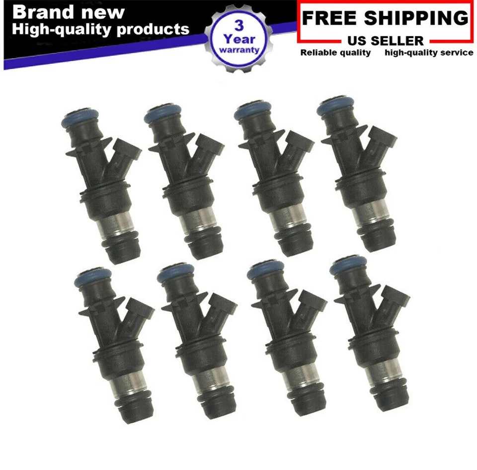 8pcs Fuel Injectors for Hummer H2 6.0L V8 2003 2004 2005 2006 2007 17113553 - Изображение 1 из 4