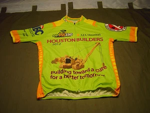 SUGOI HOUSTON BUILDERS 2012 Cyclist Short SleeveJersy Size Large - Picture 1 of 1