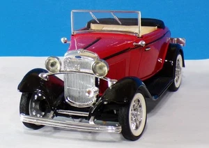 1932 FORD RED ROADSTER MODEL 1/24th. - Picture 1 of 6