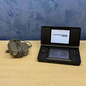 Console Nintendo DS Lite Nero USG-001 NDS con caricabatterie Originale - Foto 1 di 11