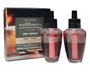 NEW Bath & Body Works Sweet Whiskey Wallflowers Refills 2-Pack - Picture 1 of 1