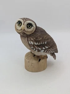 Vintage Goebel Japan Porcelain Little Owl Bird Model Figurine A160 Y180 - Picture 1 of 10