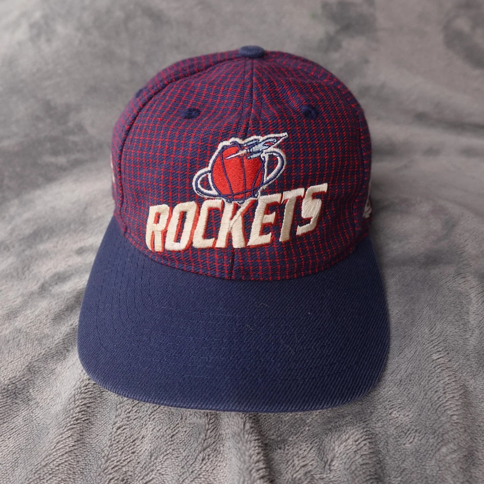 Vintage Houston Rockets Hat Cap Strap Back NBA Basketball Mens Logo Athletic 90s - Image 1 of 4