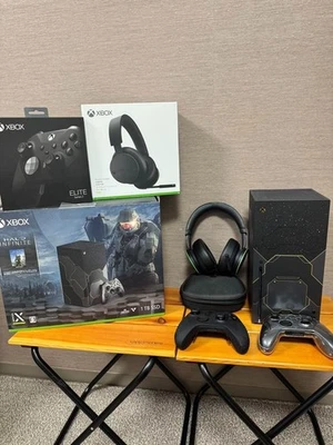 Microsoft Xbox Series X Halo Infinite Edición Limitada Set Usado/Buen Estado - Imagen 1 de 4