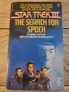 Star Trek III The Search for Spock by Vonda N. McIntyre 1st PB Ed. 1st pr. 1984 - Picture 1 of 8