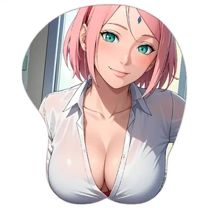 Sakura Haruno Naruto Boruto 3D Titten echtes Mauspad ergonomisch heiß - Bild 1 von 1