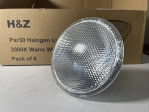 H&Z Par30 Short Neck, 6 Pack High Output Par30s Halogen 50W 120V, Par30 Dimma... - Picture 1 of 5