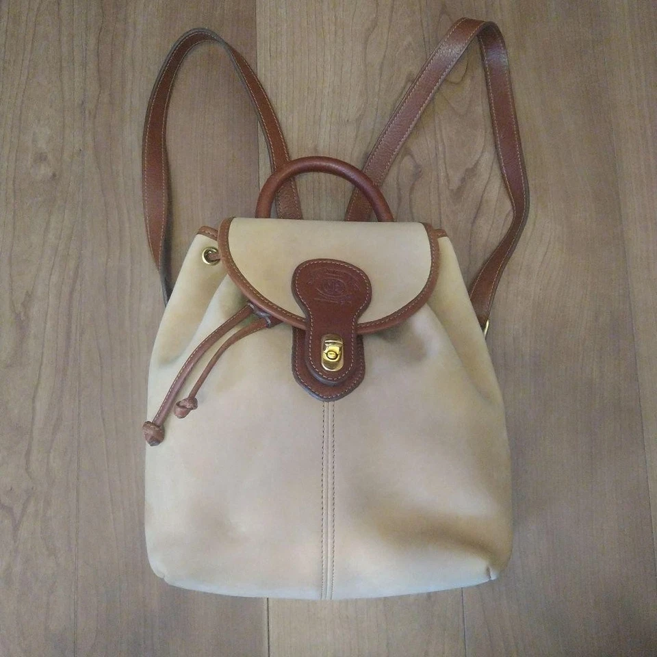 Mochila Bolso Vintage Marley Hodgson Gurka Cuero Marrón SIN USAR ¡¡De JAPÓN JPN!!! Foto 1 de 4