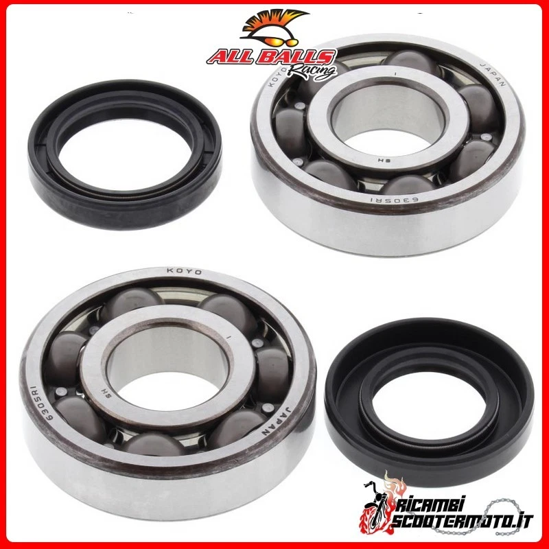 JUEGO DE COJINETES DEL CIGÜEÑAL All Balls Yamaha WR 200 1992 24-1065#2 Foto 1 de 1