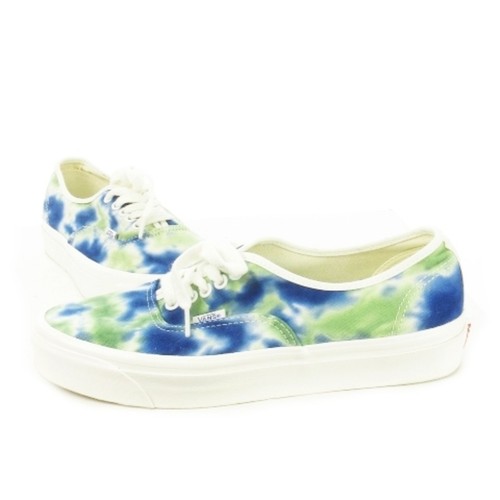 Sneakers Vans Authentic 44 D tela stringate tinta unita 27 0 cm blu verde usate 603f2