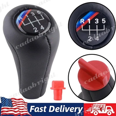 For BMW M5/M3/M6 E36 E46 E21 E30 5 Speed Manual Gear Stick Shift Knob Shifter Foto 1 de 4