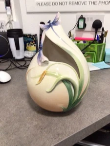 Franz Dragonfly Conical Shape Vase FZ00188 - Picture 1 of 3