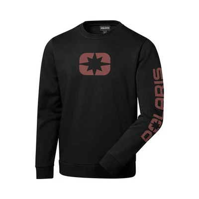 ¡NUEVO! SUDADERA POLARIS HOMBRE SHADOW LOGO CREW OFFROAD ATV - ELIGE COLOR Y TALLA Foto 1 de 4