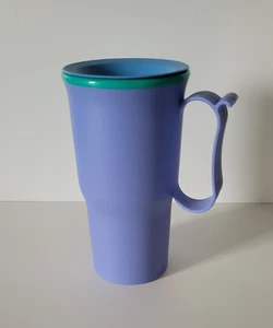 Tupperware Thermo Becher 350 ml blau Thermokaffeebecher  USA To Go Becher - Bild 1 von 7