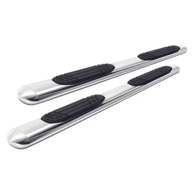 For Toyota Tacoma 05-23 4" 1000 Series Cab Length Polished Oval Side Steps Foto 1 de 4