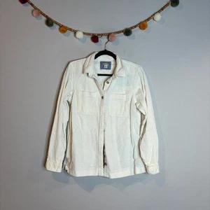 L.L. Bean Off White Pana Chaqueta Chaqueta - Imagen 1 de 5