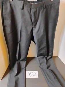 Tiger of Sweden 1903 Dark Grey Hint Of Blue Slim Luxury Trousers Men's Size 52 - Picture 1 of 8