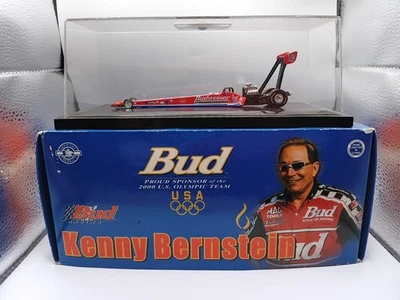 NIP 2000 Kenny Bernstein Budweiser  Olympic  Team 1:64 Action  Diecast Dragster - Image 1 of 4