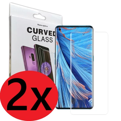 2x UV Liquid Schutzglas für Huawei P30 Pro P40 P50 9H Panzerfolie Full Glue Glas - Bild 1 von 4