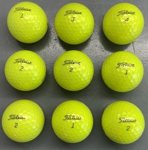 36 Titleist Pro V1 5A Mint Condition Used Yellow Golf Balls AAAAA - Picture 1 of 1