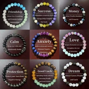 New Diverse Stylish Multi - Element Natural Stone Bracelets - Picture 1 of 19